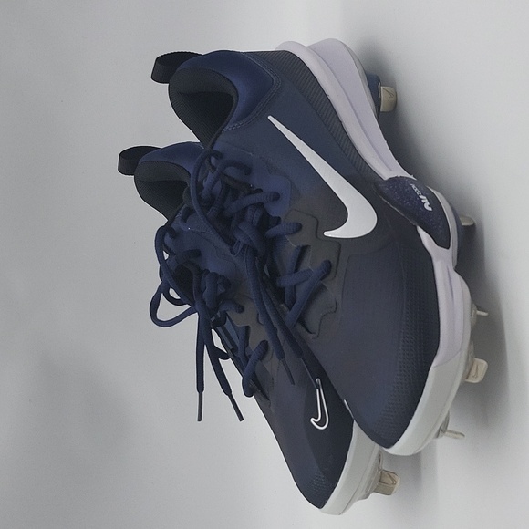 312- Nike Force Zoom Trout 9 Pro Baseball Cleats Midnight Navy Color Size 7.5 - Picture 2 of 9